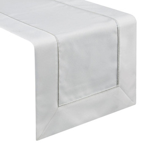 Tablecloth 40 x 180 Decorative Madele White