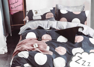 Cotton Satin Bedding No. A1256 200x220PP 4 pieces