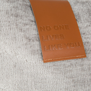 45 x 45 Decorative Chenille 1 Silver pillowcase