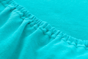 Jersey sheet with elastic 011_D Turquoise 90x200