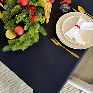 Tablecloth 140x220 Stain-resistant Surbo Black