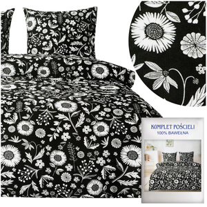 Bedding 160 x 200 3pcs Cotton Satin No. A1735