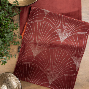 35 x 140 Decorative Velvet Blink14 Brick Runner