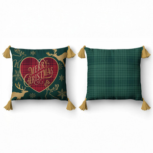 Christmas pillowcase 45 x 45 Christmas Panama 5385A