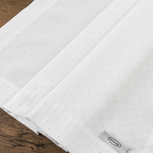 Tablecloth 140 x 240 Decorative Ellen White+Silver