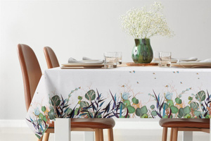 Napkin 30 x 40 Natu5 Set of 4 pcs White+Green