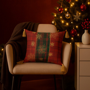 Christmas pillowcase 45 x 45 Christmas Panama 5382A