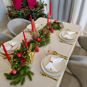 Tablecloth 120x260 Stain-Resistant Surbo Ecru