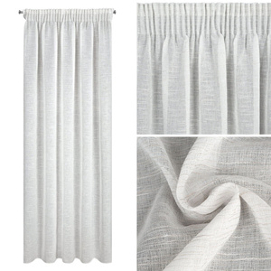 Curtain 140 x 270 Decorative Tape Kelsi Natural