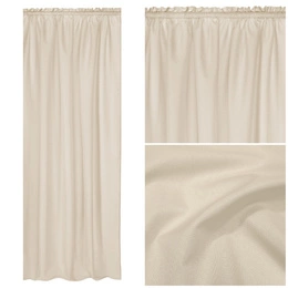 Curtain 140 x 250 Garden with Tape Gaia J.Beige