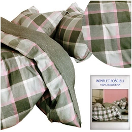 Bedding set 160 x 200 3 pcs Cotton Satin no. A1758