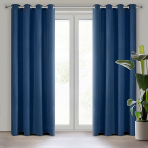 Rita Decorative Curtain 140 x 250 Dark Blue