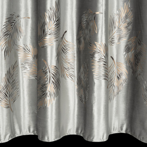 Curtain 140 x 250 Velvet Eyelets Idalia Silver