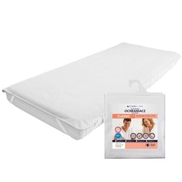 160×200 mattress protector CLASSIC White