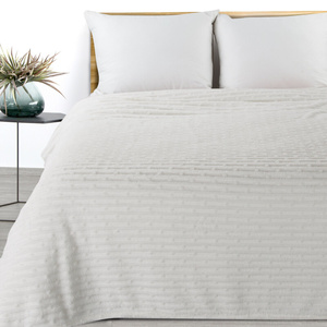 Blanket 150 x 200 Microfiber Embossed Lisa White