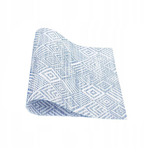 30 x 45 Decorative Geometric Blue Placemat