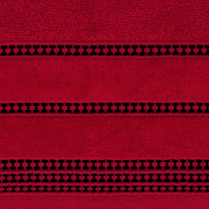 Towel 70 x 140 Cotton Amanda 07 500GSM Czerw