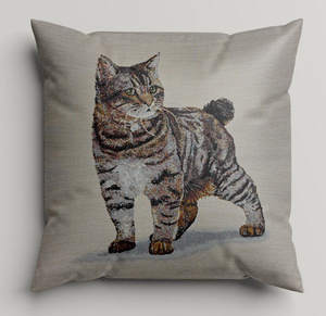 Decorative 45 x 45 Tapestry Pillowcase Nadia 36