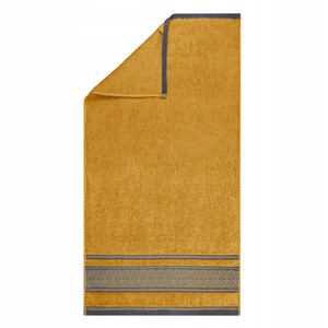 Towel 70 x 140 Cotton Panama 500g/m2 Mustard