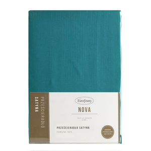 Bed sheet 220 x 210 Makosatin Nova Turquoise