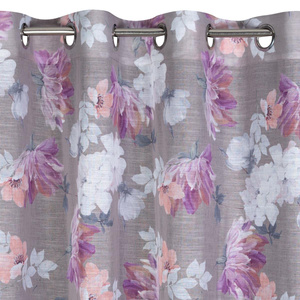 Curtain 140 x 250 Decorative Sherry Silver+Pink