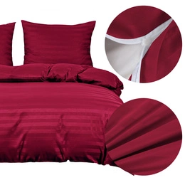 Bedding 160 x 200 3-piece Satin Stripes Ramiro 11