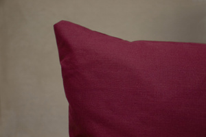 Cotton pillowcase 50 x 80 Uniform Ola Maroon Maroon