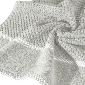 Caleb Bath Towel (02) 50 x 90 Silver