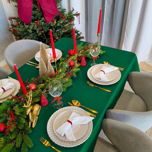 Tablecloth 140x200 Stain-Resistant Surbo Bottle Green