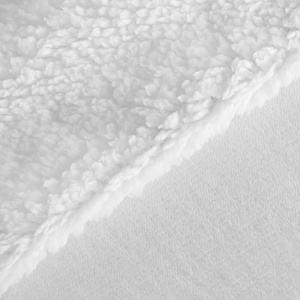 Blanket 200 x 220 Microfiber Double-sided Tedy White