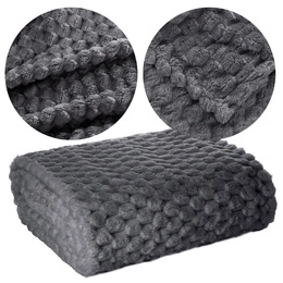 Blanket 130 x 160 Microfiber Design Cindy6 Steel