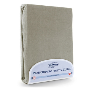 Terry sheet with elastic 156_D Grey 200x220