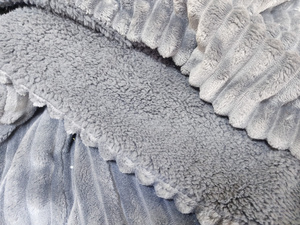 Double Sided Capri Grey 200x220 Bedspread