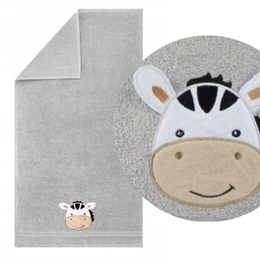 Towel 30 x 50 Children's Cotton 450g/m2 Zebra