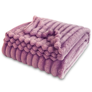 Blanket 160 x 200 Microfiber Plush Shirley 03