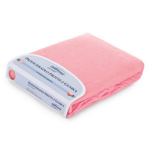 Terry Bed Sheet with Eraser 012_D Light Pink 160x200