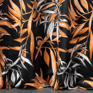 Pierre Cardin Zoja Velvet Curtain 140 x 250 Black