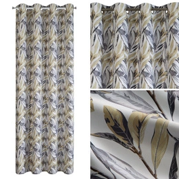 Lavin Curtain Eyelets 140 x 250 White+Shell