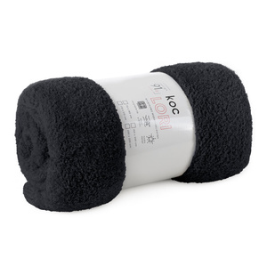 Blanket 70 x 160 Microfiber Lamb Lori Black