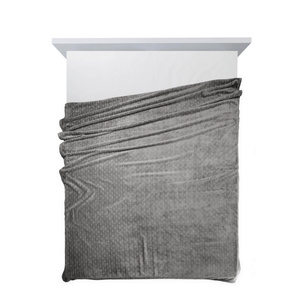 Blanket 170 x 210 Microfiber Design Cindy4 Graphite