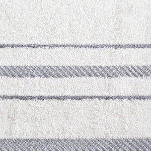 50 x 90 Bath Towel Cotton Coral 01 White