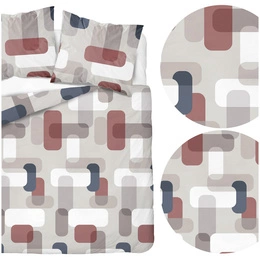 Bedding 160 x 200 3 pcs Asti Satin Cotton 5487B