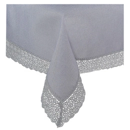Tablecloth 130 x 160 Guipure pattern 404 Gray