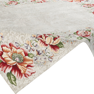 100 x 100 Decorative Tapestry Tablecloth 1182 Red