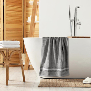 50 x 90 Bath Towel Cotton Malika 01 White