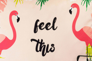 Tropical Velvet Decorative Pillowcase 03 40x40