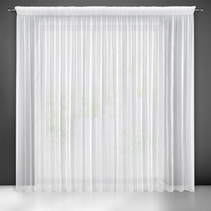 Decorative curtain Nice 350 x 270 Tape White
