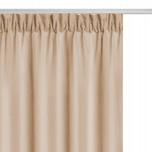 Curtain 140 x 270 Decorative Tape Viva Beige