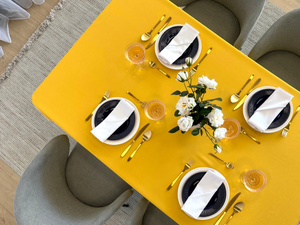 Tablecloth 110x160 Stain-Resistant Surbo Mustard