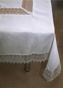 Guipure Tablecloth 288_White 140x240